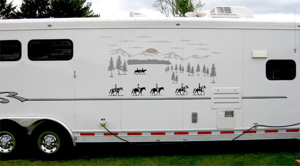 Horse Trailer Stickers